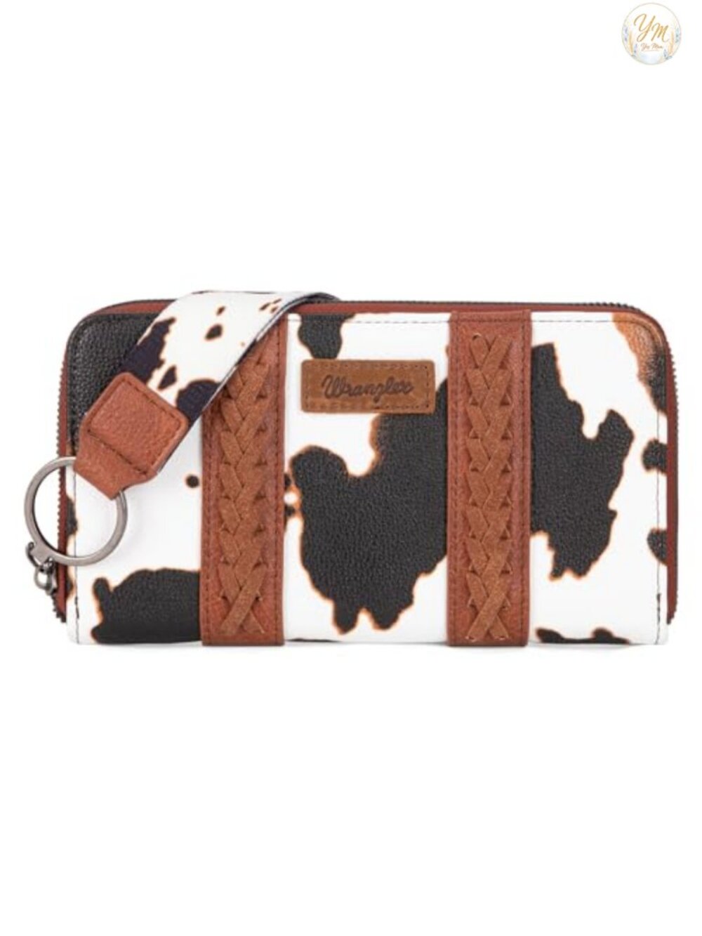 Western Aztec Wristlet Wallet with Credit Card Holder and Money Clip